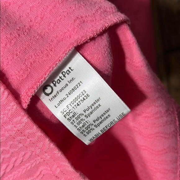 PatPat Pink Long Sleeve Dress with Puff Shoulders - Picture 10 of 16